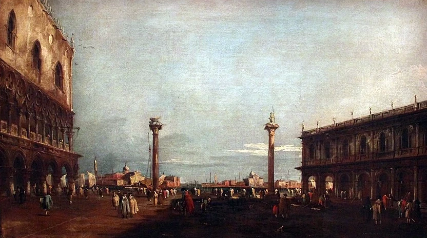 Veduta della Piazzetta di San Marco verso San Giorgio - Museo Poldi Pezzoli (Milan)